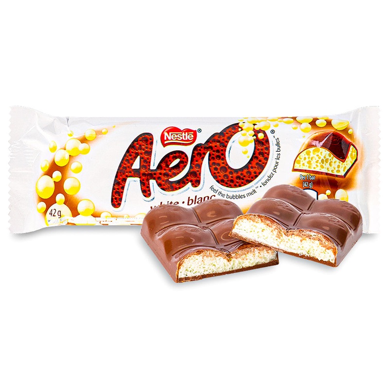 Aero Bubbly White Chocolate Bars 42g