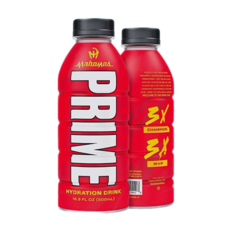 (DAMAGED BOTTLE) Patrick Mahomes Limited Edition Prime 500ml