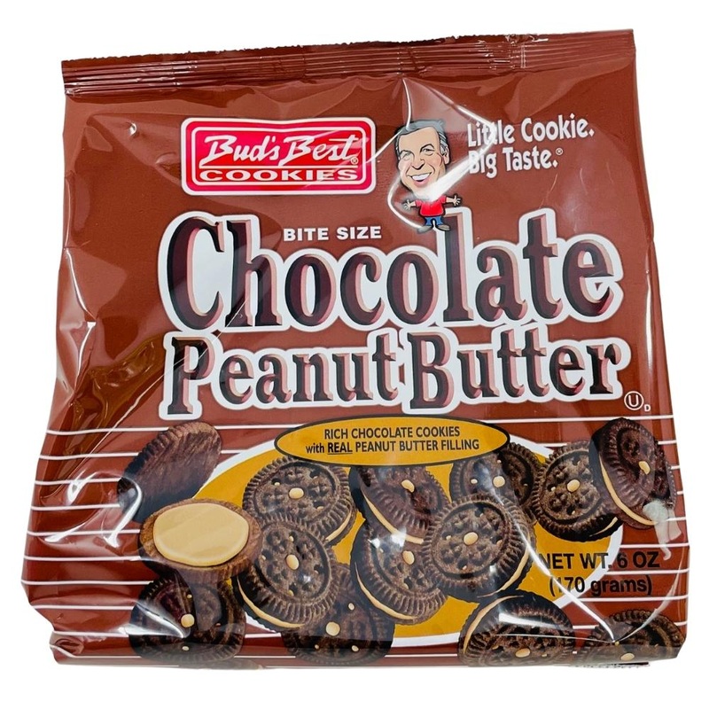 Bud’s Best Cookies – Chocolate Peanut Butter – 6oz.