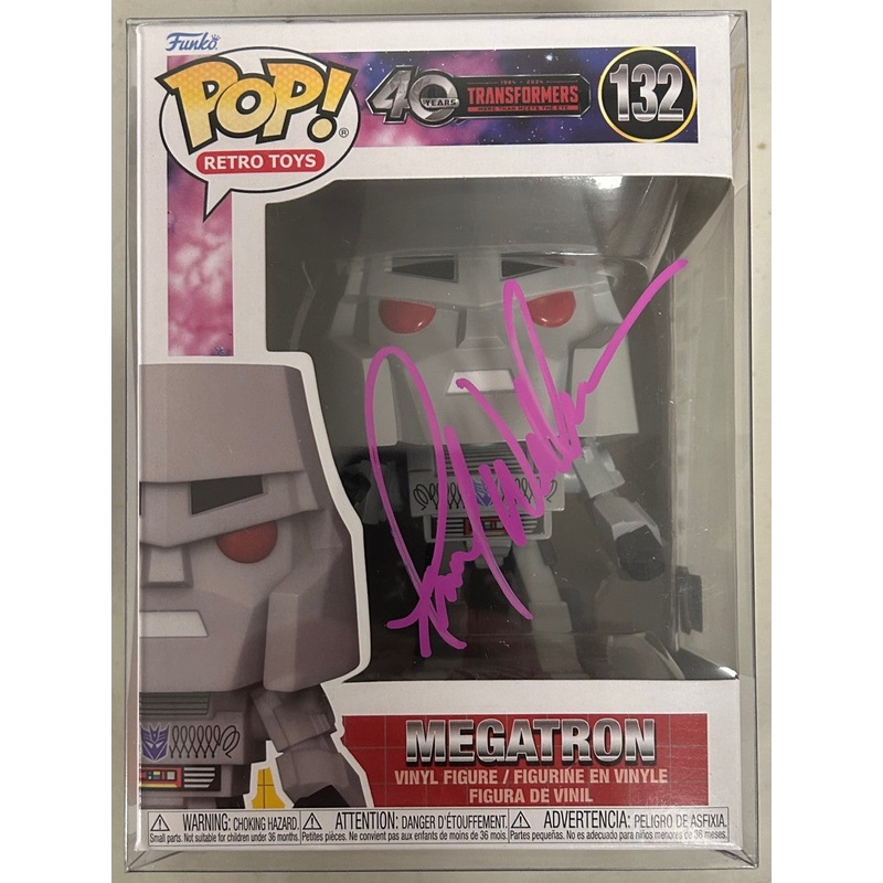 AUTOGRAPHED by Frank Welker – Funko Pop! Retro Toys: Transformers – Megatron (OC Celebrity Marketing Cert) #132