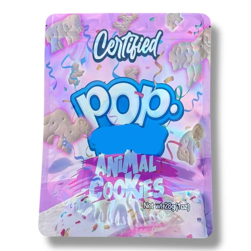 Animal Cookies Mylar Bag 1 Ounce 25