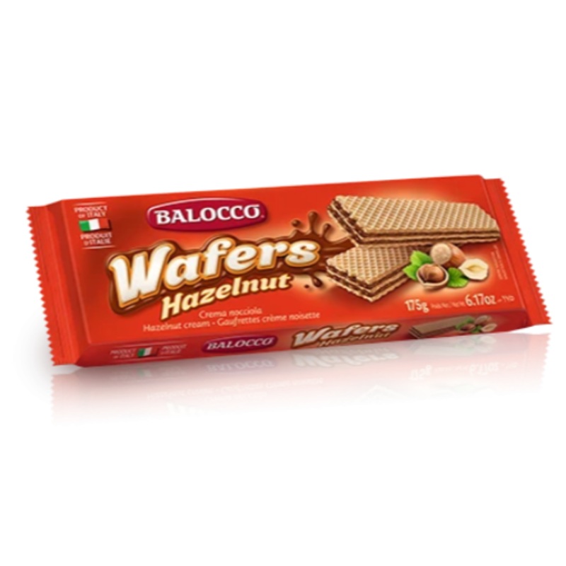 Hazelnut Wafers (Balocco) 175g