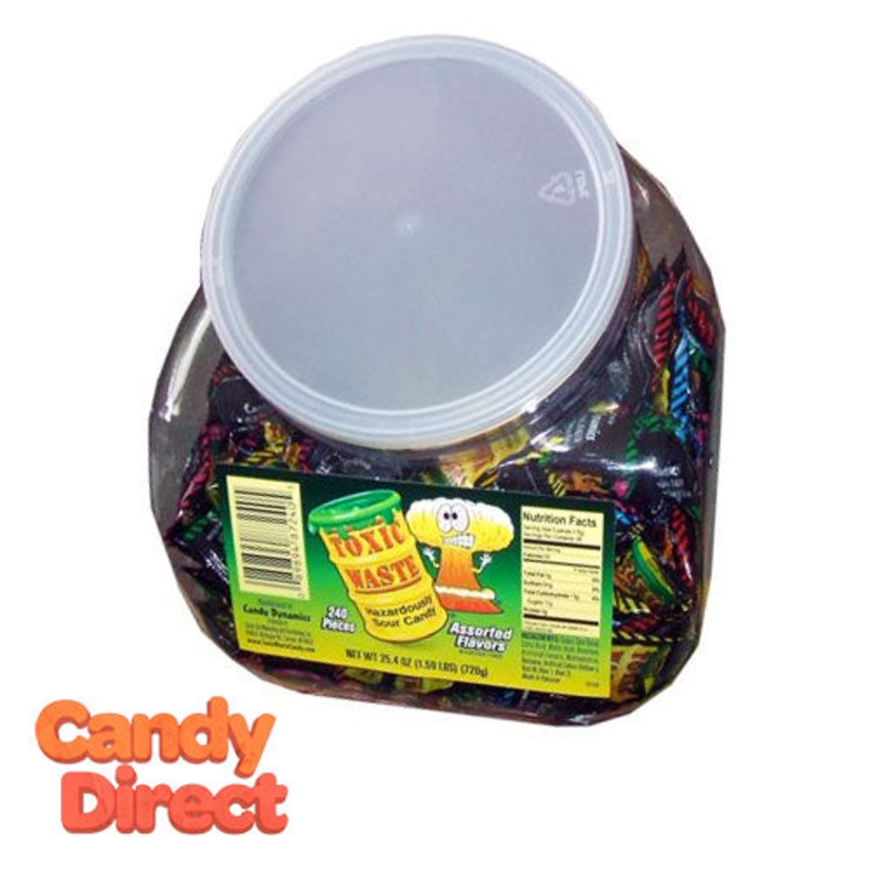 Toxic Waste Candy – 240ct Bulk Tub