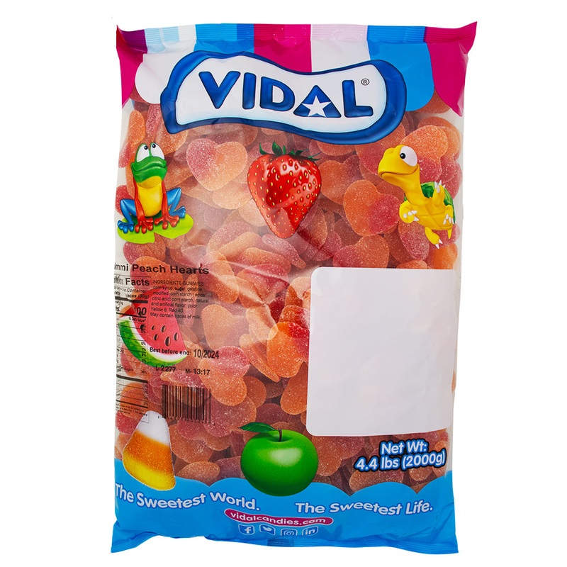 Vidal Peach Heart Gummies – 2kg