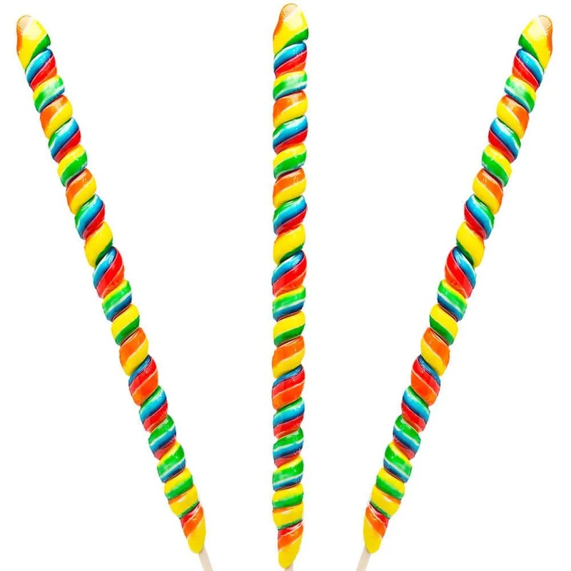 Unicorn Pops 4.5-Ounce Twist Suckers – Rainbow: 10-Piece Case