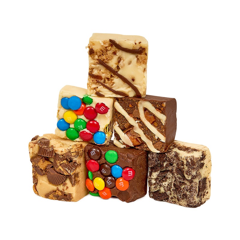 Candy Bar Fudge Sampler Box