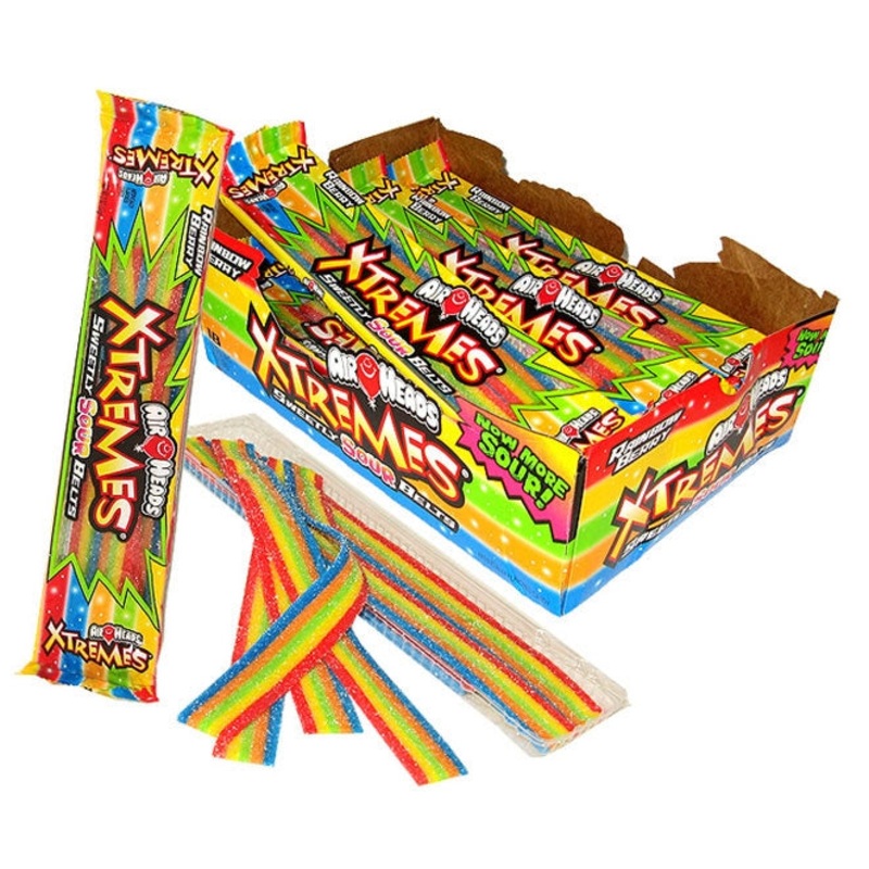 Airheads Xtremes Sour Belts  – 18/box