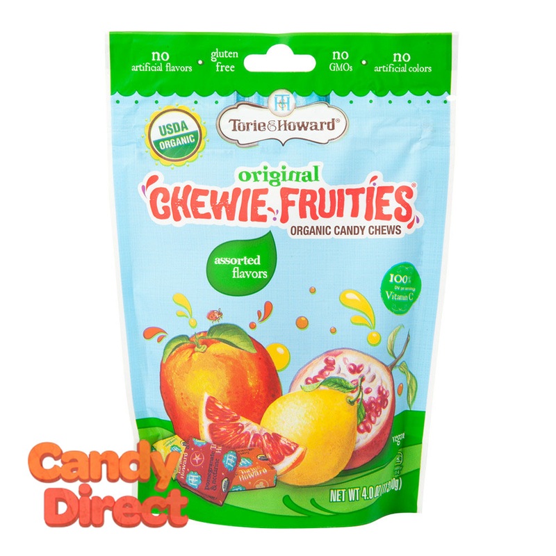 Torie & Howard Chewie Fruities Assorted 4oz Pouch – 6ct