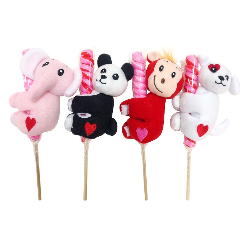 Valentine Plush and Lollipop 1.76oz