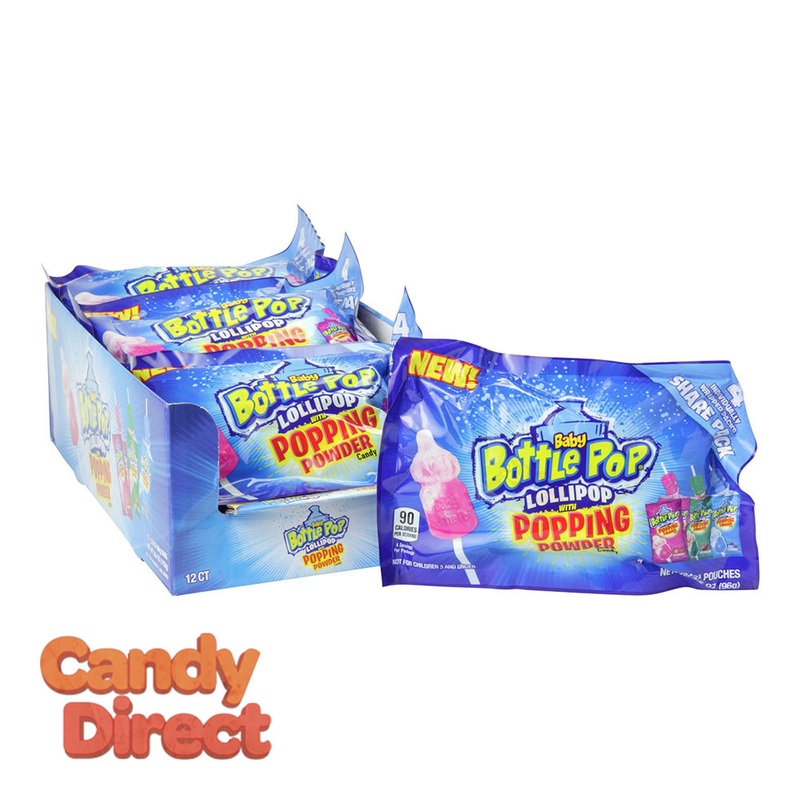 Baby Bottle Popping Powder Lollipop Pop 3.2oz – 12ct
