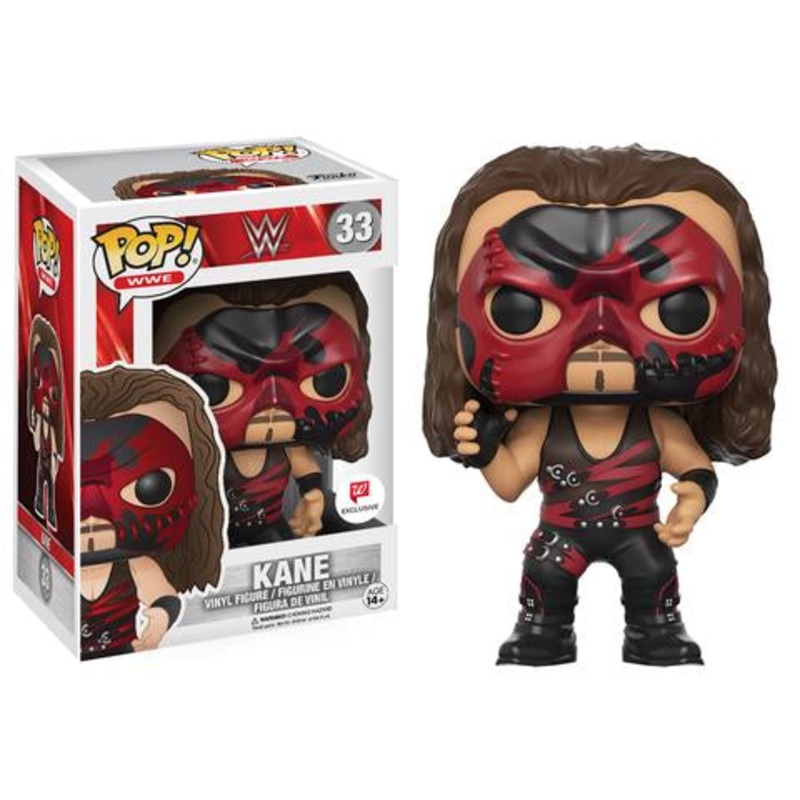 AUTOGRAPHED By Kane Funko Pop WWE: Kane #33 (Walgreens Exclusive) W/Caption (JSA CERT. #JJ57916)