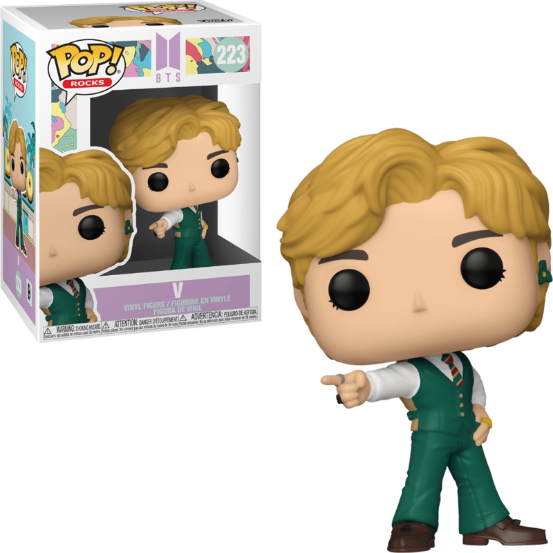 (DAMAGED BOX) Funko Pop! Rocks BTS – V (Dynamite) #223