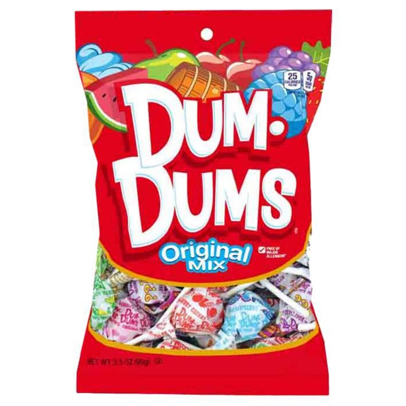 Dum Dums  Assorted  3.5oz Bag