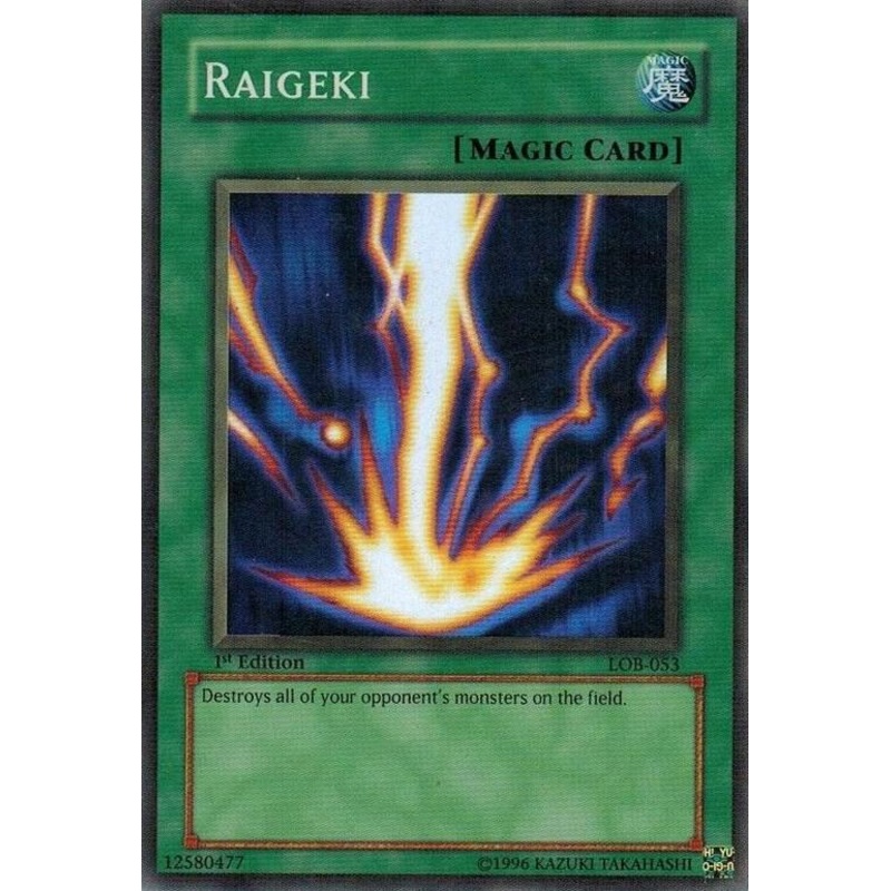 Raigeki – The Legend of Blue Eyes White Dragon – LOB-053