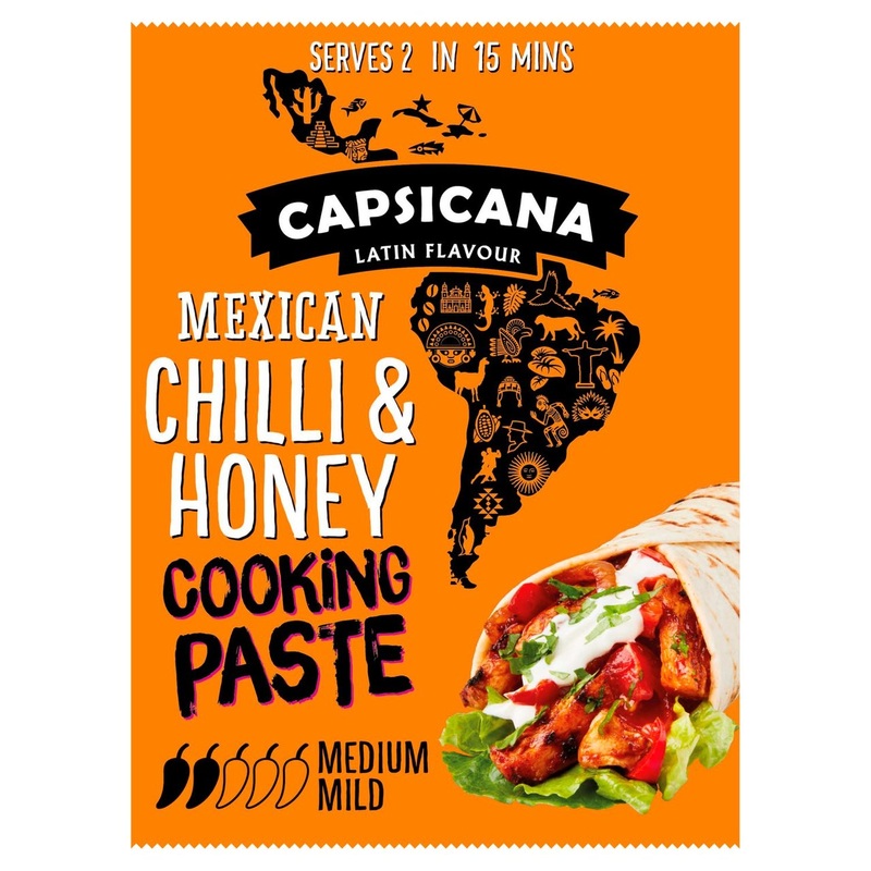 Capsicana Mexican Chilli & Honey Fajita Paste 60g