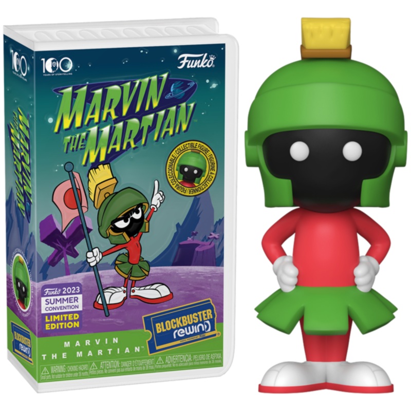 Funko Blockbuster Rewind: Marvin the Martian – Freddy Funko (Summer Convention Limited Edition) (Opened) (Common)
