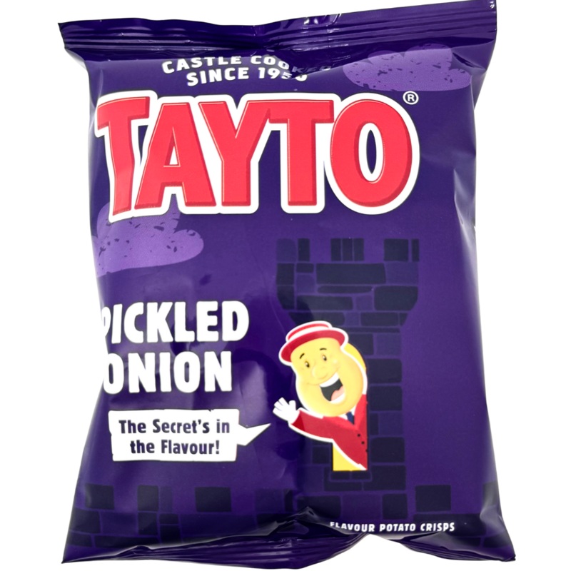 Tayto Pickled Onion Chips (UK) – 32.5g