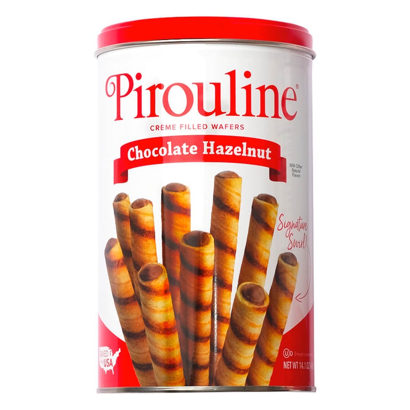 Creme de Pirouline, Chocolate Hazelnut Wafers, 14 oz (400g)