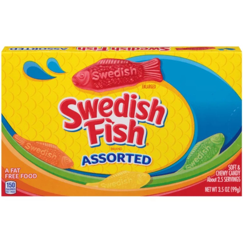 Assorted Swedish Fish 3.5oz Theater Box 12ct