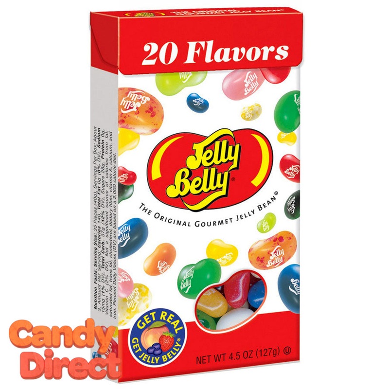 20-Flavor Jelly Belly Mix Fliptop Box – 12ct