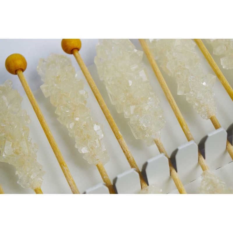 White Rock Candy Swizzle Sticks – 18 Count