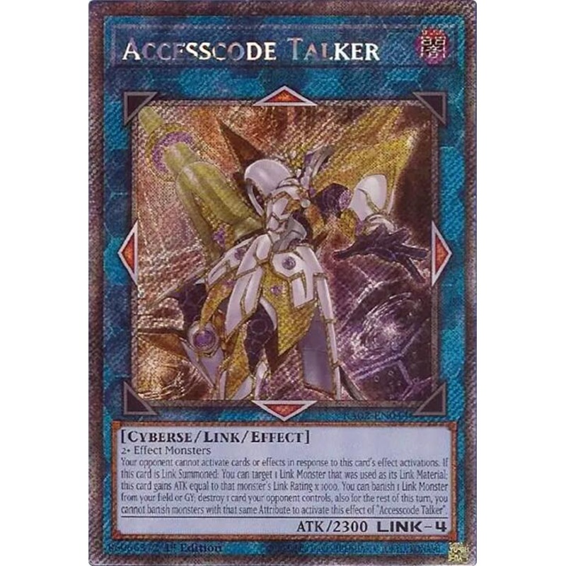 Accesscode Talker -(1st Edition) (Platinum Secret Rare) – 25th Anniversary Rarity Collection II – RA02EN044