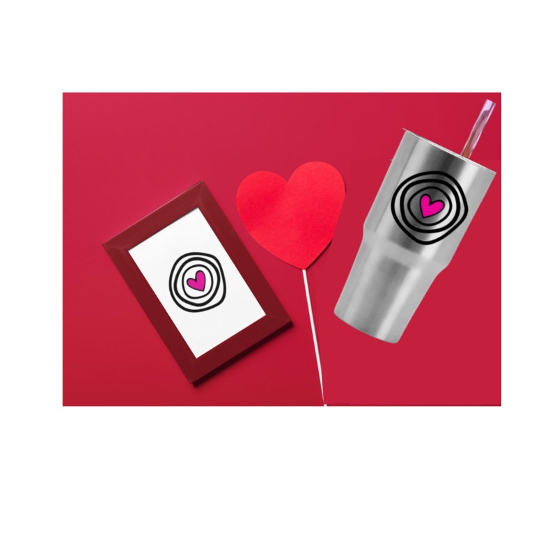 Valentine Tumbler & Candy