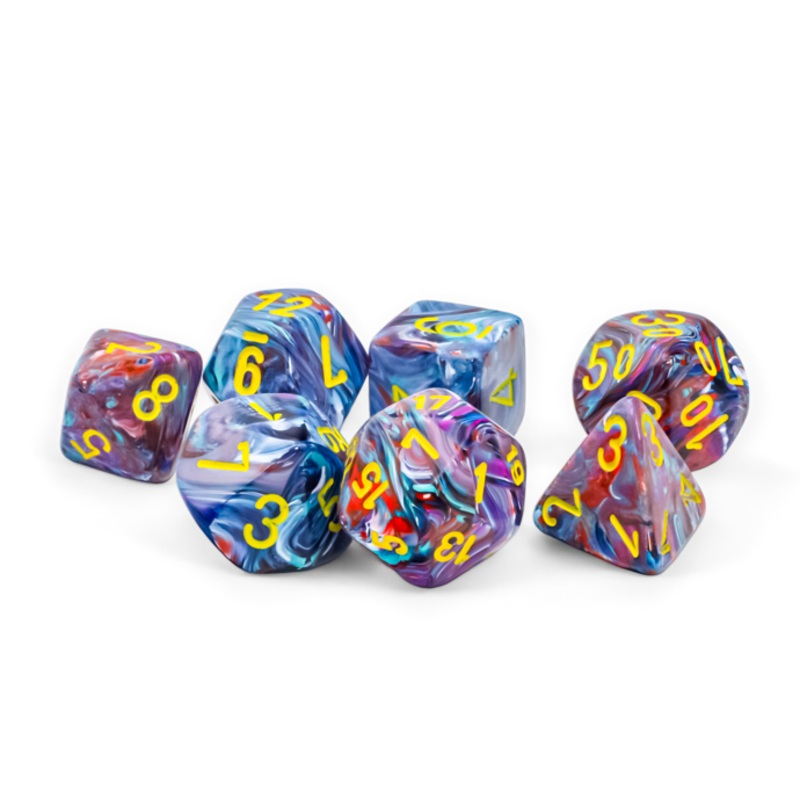Festive Mega-Hedral Mosaic/Yellow 7-Die Set
