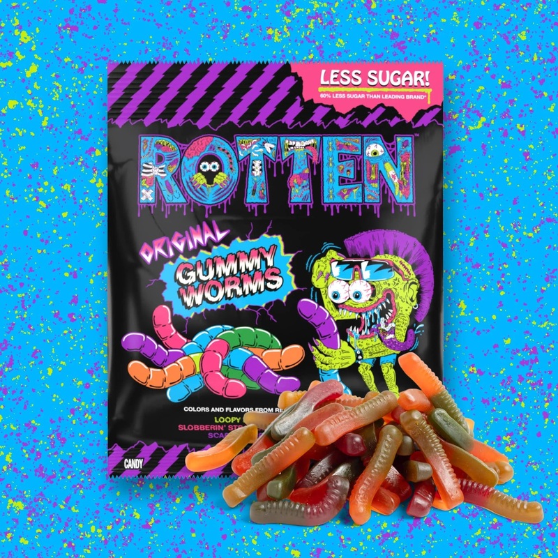 Rotten: Original Gummy Worms- Low Sugar Candy
