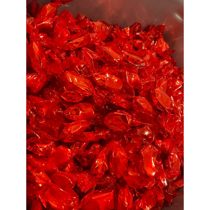 WRAPPED CANDIES 2lbs RED Cherry