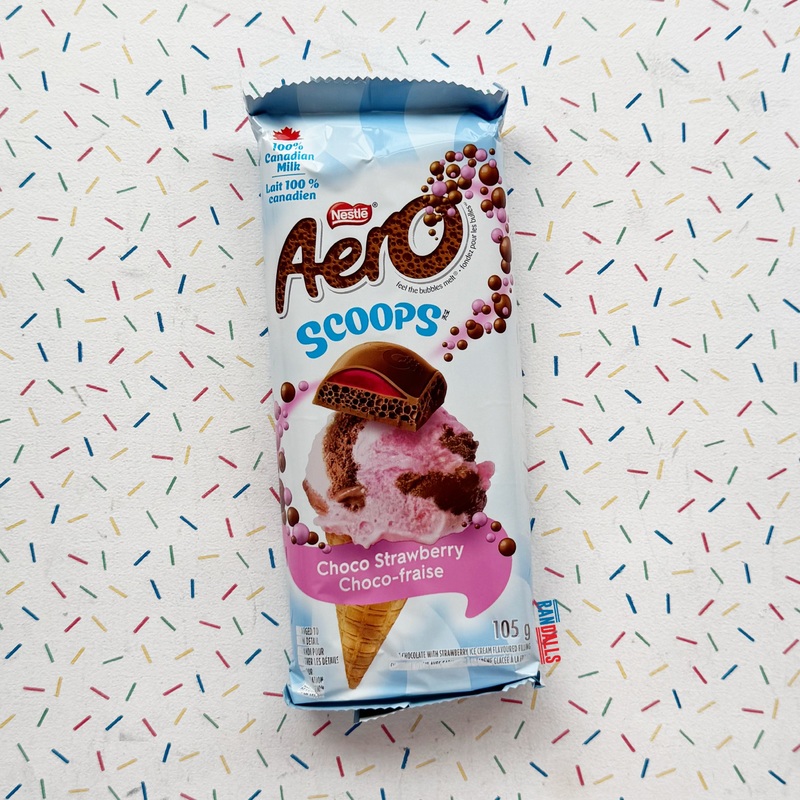 AERO SCOOPS CHOCO STRAWBERRY (CANADA)