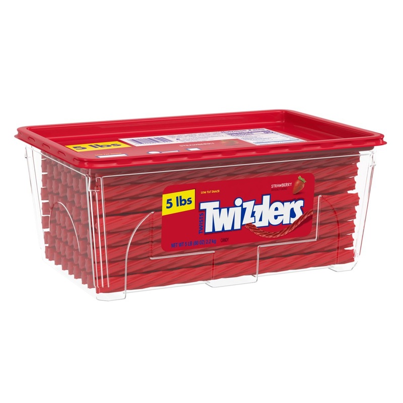 TWIZZLERS UNWRAPPED 5 LB TUB