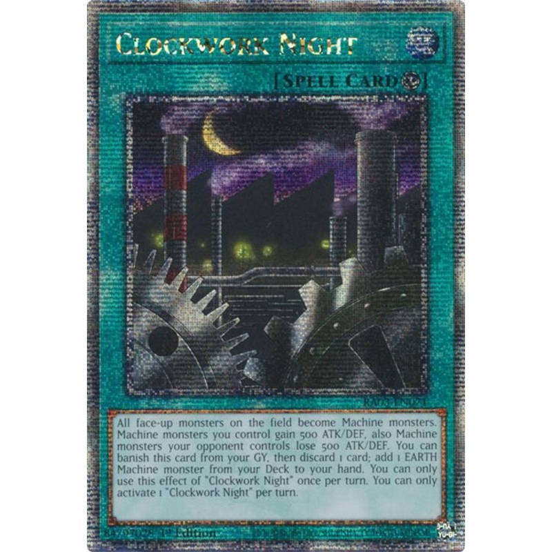 Clockwork Night (1st Edition) (Quarter Century Secret Rare) – Quarter Century Bonanza RA03-EN071