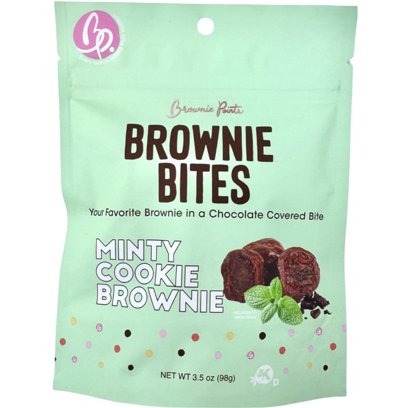 Brownie Points Minty Cookie Brownie Bites – 3.5oz