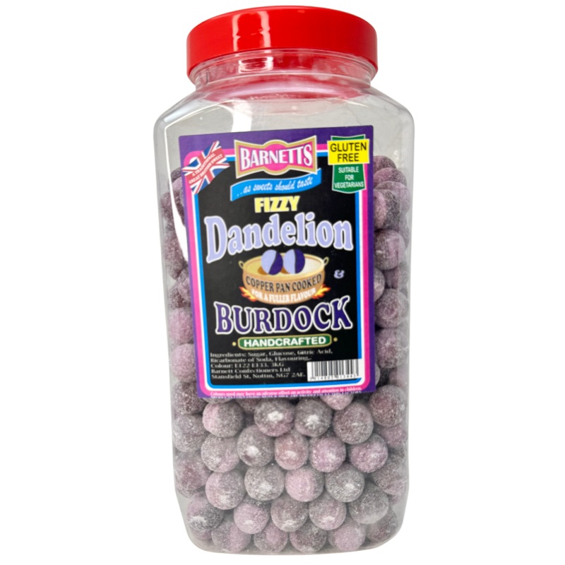 Barnetts Mega Fizzy Dandelion & Burdock (UK) – 3kg