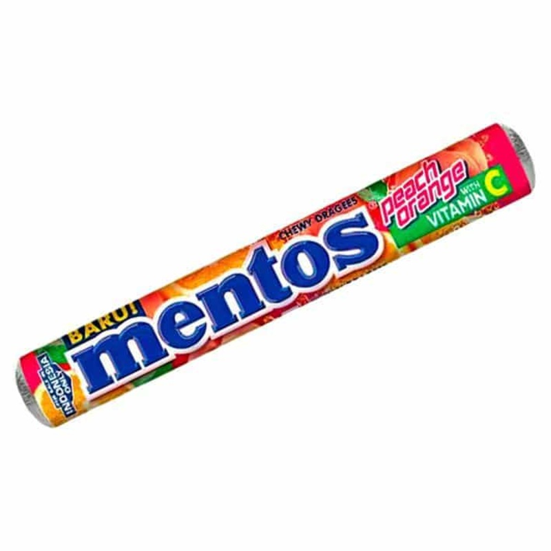 Mentos  Peach Orange  29g  Imported