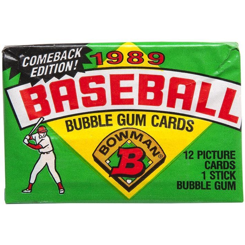1989 Bowman Baseball Trading Cards