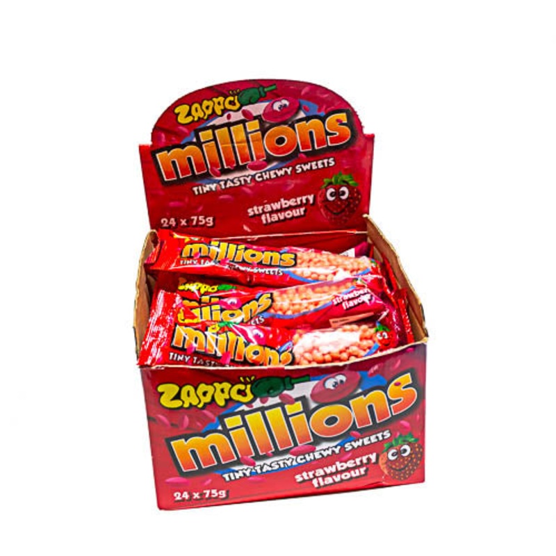 Zappo Millions Strawberry 75g packet
