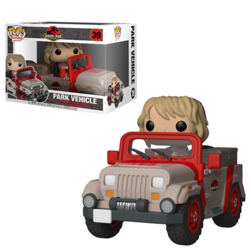 (DAMAGED BOX) Funko Pop Rides: Jurassic Park – Park Vehicle #39