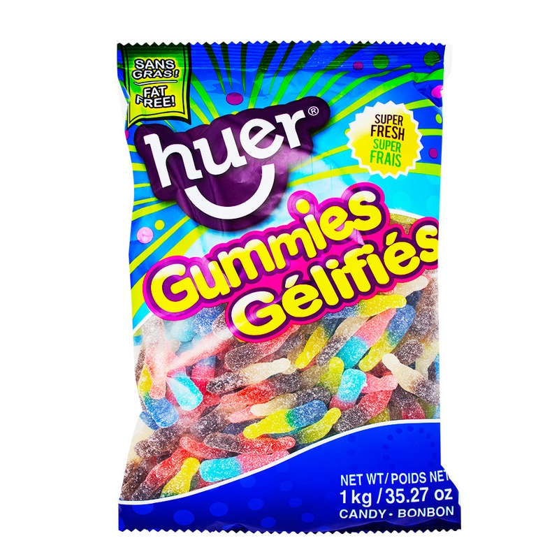 Huer Sour Bottle Mix Gummies – 1kg