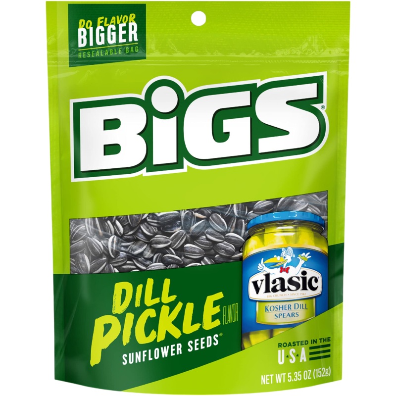 BIGS Sunflower Seeds Vlasic Dill Pickle Flavour – 5.35oz (152g)