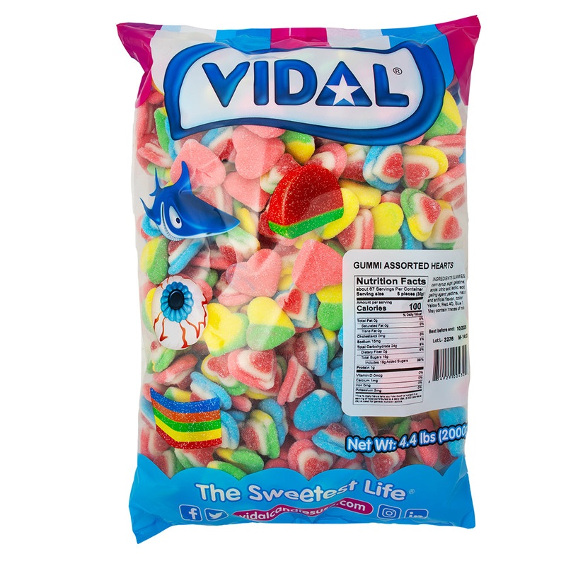 Vidal Assorted Heart Gummies – 2kg