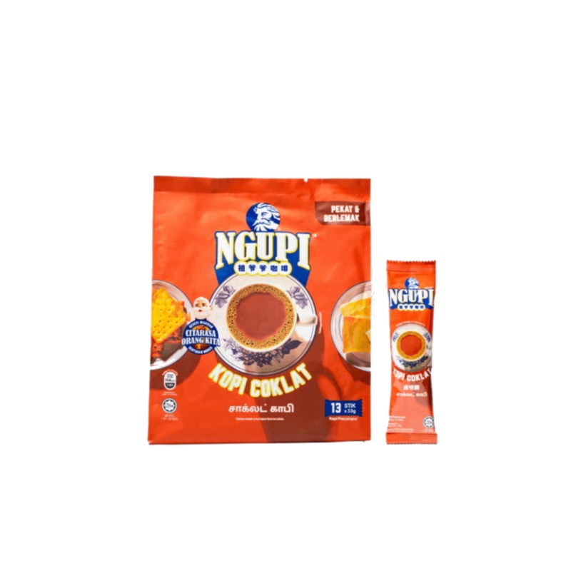 ZUS NGUPI INSTANT PREMIX KOPI COKLAT 13X33G