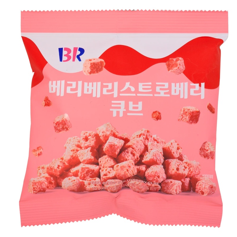 Baskin Robbin Strawberry Cubes – 55g (Korea)