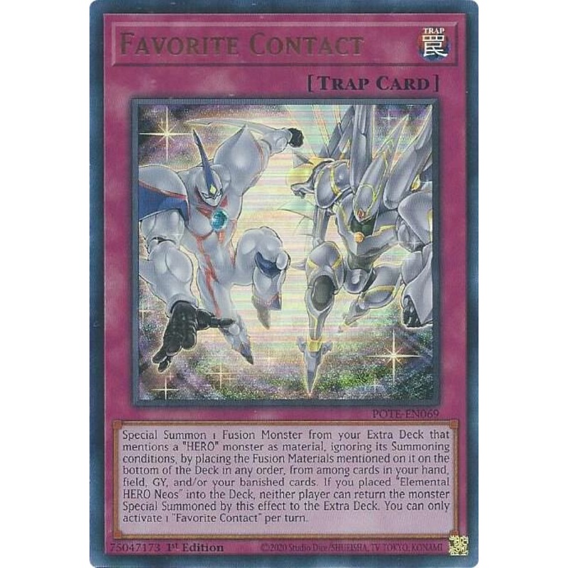 Favorite Contact (1st Edition) (Ultra Rare) – Power of the Elements – POTE-EN069