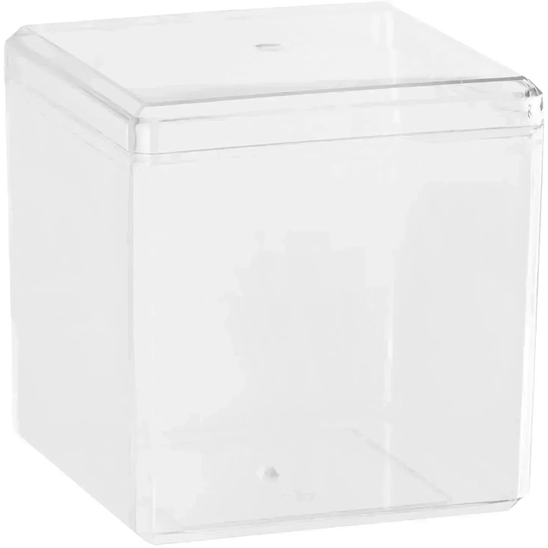 Clear Acrylic Boxes 3″X3″X3″ 12 Pack Pack of 12