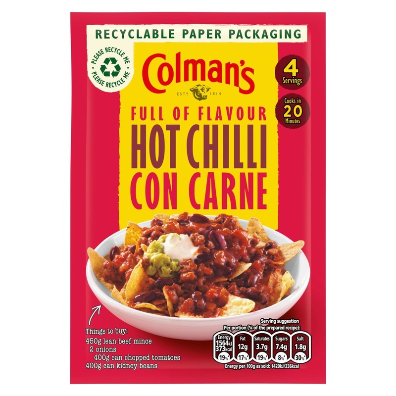 Colman’s Hot Chilli Con Carne Recipe Mix 37g