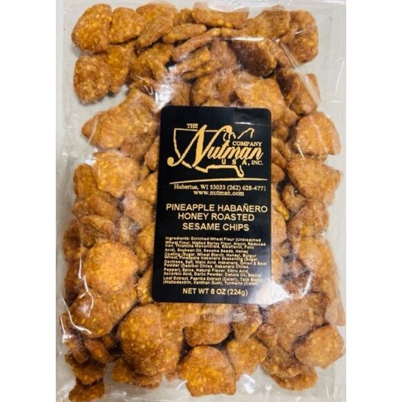 Unique Sesame Chips – Pineapple Habanero by The Nutman
