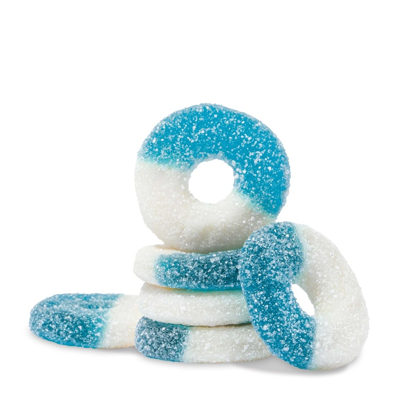 Albanese Gummi Rings – Blue Raspberry 1 lb