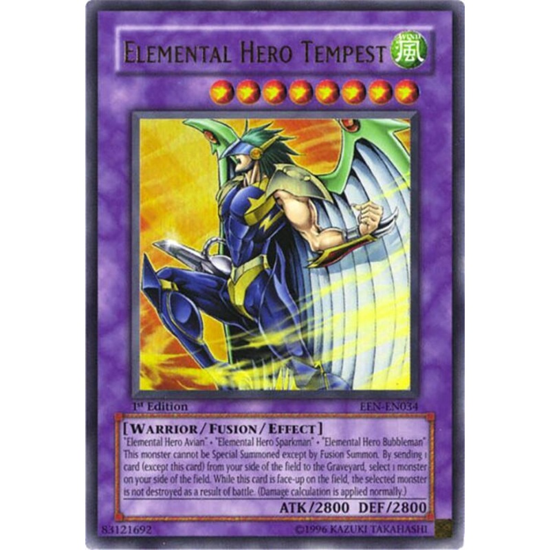 Elemental Hero Tempest (1st Edition) – Elemental Energy – EEN-EN034